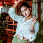 Vindhuja Vikraman Instagram - I don't consider myself a goody-goody, but I like to be perceived as classy....... . . Back again vth my brother @_renjithmurali_ 📸😇 Costume @3days_designs 👗 Trivandrum, India
