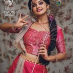 Vindhuja Vikraman Instagram - Radha Series ❤️ . Click @director_k8_filmhouse 📸 . Make up @vanvis_makeup_artistry 👩‍🎤 . Costumes @nivyathampan 👗 . Nails @_____nailart_swagger______ 💅 Thiruvananthapuram, Kerala, India