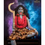 Vindhuja Vikraman Instagram - Navadurga concept photoshoot Day 7 : Kalaratri Kalaratri is also known as shubhamkari her name means ' one who does good'. She is a fearsome looking deity, with a dark complexion, disheveled hair and three eyes. Model: @vindhujavikraman_official Concept, styling, makeover: @geethu srishti Photo: @umeshsrishti . Trivandrum, India