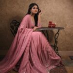 Vindhuja Vikraman Instagram - Thanz 💕 Pic @thekkan_thaanthonni Mua @brides_of_vishu Designer @_muhammed_thanzeela Outfit @thanzscouture Nails @dartistry.in Trivandrum, India