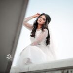 Vindhuja Vikraman Instagram - Chin up, Princess.. Or the Crown Slipsss….!!👑🤍 Pic @_lalu_photography_ 📸 Outfit @nova_fashion_boutique_by_brind 👗 Mua @greenlife_divyarun💄 Trivandrum, India