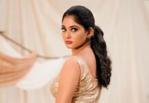 Vindhuja Vikraman Instagram - Goldy 💫 Pic @the_rogue_one__ Mua @brides_of_vishu Costume @ahamboutique Trivandrum, India