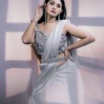 Vindhuja Vikraman Instagram - More Power to Ü ♾️ Pic @travancoreads @jithuthampifm 📷 Mua @brides_of_deepthi 💄 Costume @taavisha_by_geethu @the_rental_jeannie 👗 Accessories @planetjewel. 💎