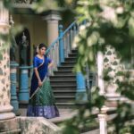 Vindhuja Vikraman Instagram - Thanz 💚 Pic @thekkan_thaanthonni 📸 Mua @brides_of_vishu 💄 Costume @thanzscouture 👗 Ornaments @aendrika_ Nails @dartistry.in 💅 Styled by @_muhammed_thanzeela Trivandrum, India