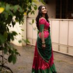 Vindhuja Vikraman Instagram - ❤️ Pic @sarathsanilphotography Mua @brides_of_deepthi Costume @thanzscouture Designed @thanz_muhammed Jewels @amyra_rental_jewels Nails @dartistry.in Thiruvananthapuram, Kerala, India