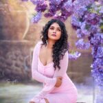 Vindhuja Vikraman Instagram - She 💖 Pic @shijith_photography 📸 Mua and Hair styling @neenzbridalmakeovers Nails @dartistry.in 💅 Trivandrum, India