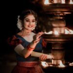 Vindhuja Vikraman Instagram - 😇🙏🏻 Pic @vinod_lifetouch 📸 Mua @sreshta_makeover 💄 Costume @nova_fashion_boutique_by_brind 👗 Ornaments @haiziaramakeover Nails @dartistry.in 💅