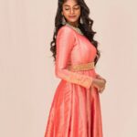 Vinusha Devi Instagram - Leave a little sparkle wherever you go ✨ #shinewithblessings Outfit : @studio149 Jewellery : @mspinkpantherjewel Photography : @ram___prakash_ @_oliverfelix_ @___diwakar @naveen_tom_18 Mua : @makeupbyvinushadevi Hairstylist : @teamdiamondartistry #vinushadevi #photoshoot #love