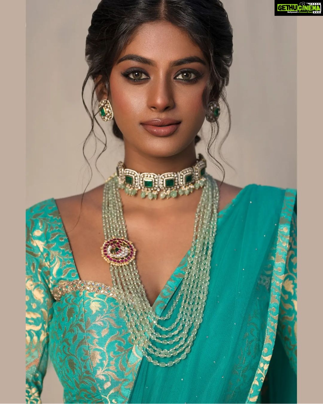 Vinusha Devi Instagram - A dream is a wish your heart makes ✨ #makeawish Outfit : @studio149 Jewellery : @mspinkpantherjewel Photography : @ram___prakash_ @_oliverfelix_ @___diwakar @naveen_tom_18 Mua : @makeupbyvinushadevi Hairstylist : @teamdiamondartistry #vinushadevi #photoshoot #love
