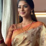 Vinusha Devi Instagram - Happy Onam ✨ Picture credits : @pavithra.janani 🫰🏾❤️ #vinushadevi #happyonam