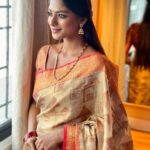 Vinusha Devi Instagram - Happy Onam ✨ Picture credits : @pavithra.janani 🫰🏾❤️ #vinushadevi #happyonam