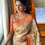 Vinusha Devi Instagram - Happy Onam ✨ Picture credits : @pavithra.janani 🫰🏾❤️ #vinushadevi #happyonam