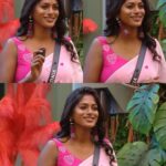 Vinusha Devi Instagram - ❤️ Styled by @indu_ig Blouse @yaradesigners Saree @gsensemble_official Earring @fineshinejewels #vinusha #vinushadevi #biggboss #biggboss7tamil #vijaytelevision