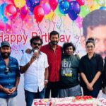 Vishal Instagram - Successfully finished the Ist schedule of #Vishal34 directed by #Hari Sir & produced by Stone Benchers & Zee Studio South. Had a wonderful experience in Karaikudi, one of my favourite places in TN. Was totally elated & surprised to see the entire case & crew celebrate my birthday at my favourite place, my work space. Thank you so much my dearest team, Hari Sir, Sugumar, Priya, Yogi Babu & entire cast & crew for bringing in this surprise, looking forward to the next schedule, GB