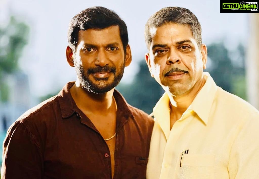 Vishal Instagram - So happy to meet and work with my dearest friend, brother & actor #MuraliSharma sir once again for the third time since last eleven years in #Vishal34 directed by Hari sir. Welcome on board darling. God Bless Produced by @zeestudiossouth & @stonebenchers @ksubbaraj @kaarthekeyens @Kirubakarn_AKR @thevinothcj @onlynikil