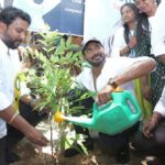 Vishal Instagram - On behalf of #APJAbdulKalam Ayya’s remembrance anniversary we planted saplings in Annai Velankanni College and also felt elated and happy to introduce a device invented by a young boy, Vijay Varma which is usable for Farmers to evade animals eating the crops and entering their fields. Nice to see budding talents doing something for farmers and not MNCs. Appreciate his effort and idea. Much needed for our society to acknowledge farmers by the youth. Hats off. GB