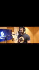 Vishal Instagram - Well, this is what I was talking about yesterday. Was an ecstatic feeling to sing a song for the telugu version of #MarkAntony

Happy to enter as a singer also in the #WorldOfMarkAntony

Hats off to all you singers, could see how much effort you need to put to sing a song. Hope you all like it. Soon to release worldwide

Much thanks to @Ramajogaiah Sir for the lovely lyrics rendered

#AdharadhaMama

@iam_sjsuryah @suniltollywood @gvprakash @selvaraghavan @adhikravi @vinodkumar_offcl