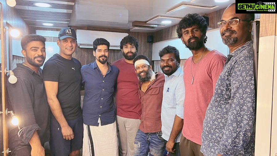 Vishal Instagram - Everything positive about #MarkAntony. Song shoot completed. One more day of shoot to go, Excitement max 🤩🤩
