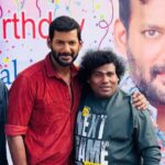 Vishal Instagram - Successfully finished the Ist schedule of #Vishal34 directed by #Hari Sir & produced by Stone Benchers & Zee Studio South. Had a wonderful experience in Karaikudi, one of my favourite places in TN. Was totally elated & surprised to see the entire case & crew celebrate my birthday at my favourite place, my work space. Thank you so much my dearest team, Hari Sir, Sugumar, Priya, Yogi Babu & entire cast & crew for bringing in this surprise, looking forward to the next schedule, GB