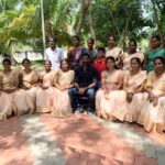 Vishal Instagram - Had a wonderful opportunity, thanks to God to visit SVA School in Thekkur Village which is 30 minutes from Karaikudi which has 210 Girl Kids starting from grade 1 to grade 5. Was very happy to celebrate Independence day with these lovely children. It was a wonderful moment to cherish. Thankfully shifting from Tuticorin to Karaikudi and having no shoot today made it possible for me to attend this event. I also thank the Teachers for grooming these young kids and I see a bright future for these kids, the enthusiasm and self confidence in them is really a must watch, GB