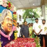 Vishal Instagram - On behalf of #APJAbdulKalam Ayya’s remembrance anniversary we planted saplings in Annai Velankanni College and also felt elated and happy to introduce a device invented by a young boy, Vijay Varma which is usable for Farmers to evade animals eating the crops and entering their fields. Nice to see budding talents doing something for farmers and not MNCs. Appreciate his effort and idea. Much needed for our society to acknowledge farmers by the youth. Hats off. GB