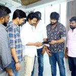 Vishal Instagram - Happy to have met my dearest Brother & Hero @actorvijay Thank you so much for watching my teaser…. Always proud to be your fan, GB