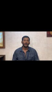 Vishal Instagram - #Corruption being shown on silver screen is fine. But not in real life. Cant digest. Especially in govt offices. And even worse happening  in #CBFC Mumbai office. Had to pay 6.5 lacs for my film #MarkAntonyHindi version. 2 transactions. 3 Lakhs for screening and 3.5 Lakhs for certificate. Never faced this situation ever in my career. Had no option but to pay the concerned mediator #Menaga coz too much at stake since movie released today. Bringing this to the notice of Hon Chief Minister of Maharashtra and my Hon PM Narendra Modiji. Doing this is not for me but for future producers. NOT HAPPENING. My hard earned money gone for corruption ??? No way. Evidence down for all to hear. Hope truth prevails as always. GB

@mieknathshinde @narendramodi 

3 Lakhs sent to -
M. RAJAN
AC No. 168100050300500 
Tamilnad Mercantile Bank Ltd
Sion Branch
IFSC  CODE - TMBL0000168

&

3.5 Lakhs sent to - 
JEEJA RAMDAS 
AC No. 7712615683 
Kotak Mahendra Bank 
Andheri East Branch
IFSC CODE - KKBK0000651