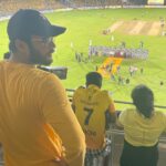 Vishnu Instagram – What a match 🔥🔥🔥 #csk @mahi7781 ❤️🤩