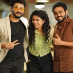 Vishnu Instagram – We Shine Together🫶🏻🩵🧿
.
#wrap 🎬 @ahatamil 
.
Missing you both partners🥲🌟 
@vishnuvijay_offl @rjvijayofficial

#friendshipsgoals #triosquad Chennai, India