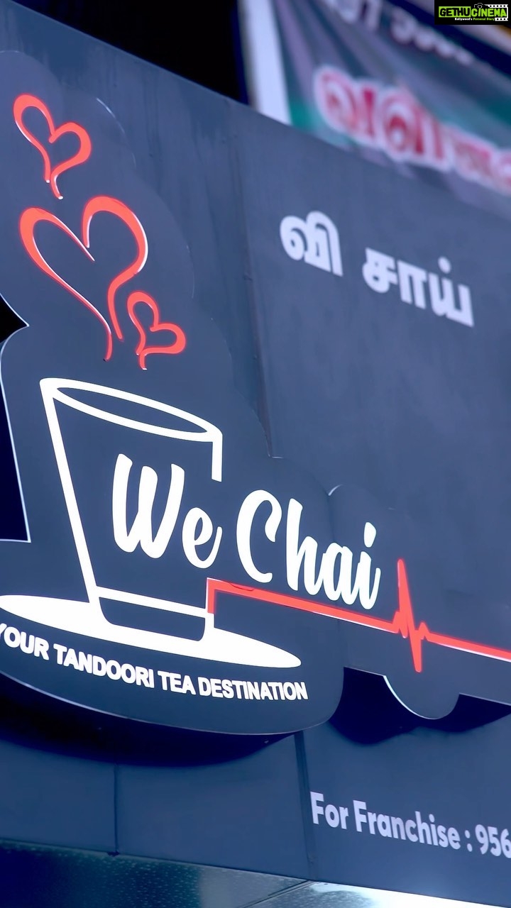 Vishnu Priya Instagram - My recent visit to We Chai-Kolathur Chennai . They are handpick the perfect, fresh tea leaves from Assam & craft them in small batches after days of refining. They are completely organic with no flavours or colours added. Experience Smoky Flavoured Tandoori Tea With Bun Maska Like Never Before. Showcasing an elegant, yet super trendy tea shop in more than 490+ Locations. For Franchise : +91 95662 22275 Pc :@studio_d Chennai, India