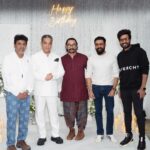 Vishnu Vishal Instagram – Celebrating the birthday of true icon #Ulaganayagan @ikamalhaasan sir! Your continuous contributions bring immense pride!

It’s an absolute honor to be a part of the celebrations with the one and only #AamirKhan sir, and to share this special day with actors like ever-charming @actorsuriya sir and Versatile actor @nimmashivarajkumar sir 😊🎉 

#HappyBirthdayKamalHaasan #LegendsUnite
#ThugLife #Indian2