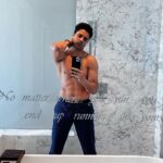 Vivek Dahiya Instagram - When your bathroom mirror runs a deep quote like, “No matter where you run, you just end up running into yourself” you’ve got to share.