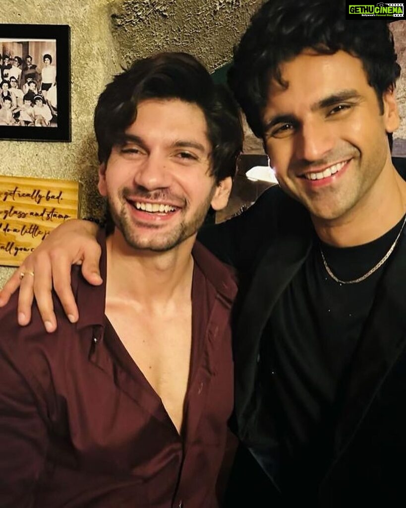 Vivek Dahiya Instagram - Happy birthday chotte! May your life be a blockbuster filled with the acting roles you desire. You become the busiest actor who dosent have dates until 2026!! Here's to a year of stealing the spotlight! 🎉🌟 @gulshannain