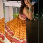 Vyoma Nandi Instagram – Did a little Navrati photoshoot 😉 ! JAI AMBEEEEE ♥️♥️♥️

Styled by 
@stylewithniki
Assisted by
@pushti_patel
Outfit
@divas.couturebyapexa
Jewellery 
@the_beta_girl

#vyomanandi