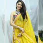 Vyoma Nandi Instagram - 💛 . . Styling by @styleitwithniki Outfit-@fashionwithforum Jewellery- @stylewithdaksha_kashti #vyomanandi #hurryomhurry Mumbai, Maharashtra
