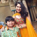 Vyoma Nandi Instagram – Happy happy days 😁
 #rajjo #potlu #shootdays