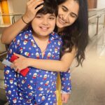 Vyoma Nandi Instagram – Cutest on screen sibling! Samarth!!! Sammy Hamara #Potlu ♥️ Such a talented kid and so full of life alwaysss! Can’t wait to see more work of this one on screen 😍 #Bhoolbhulaiyaa2