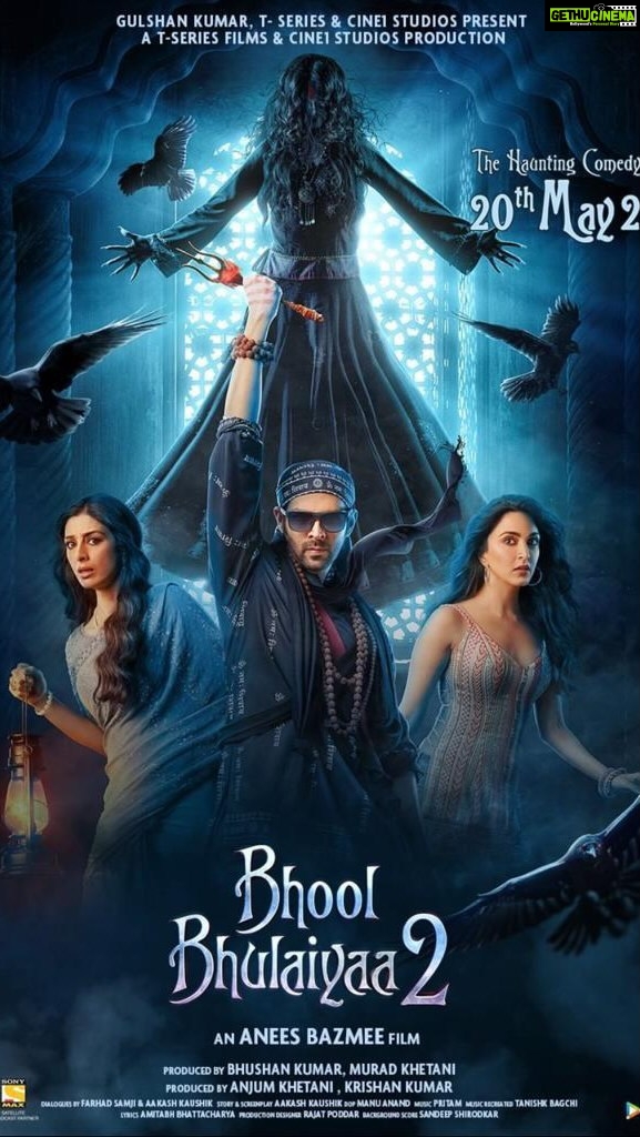 Vyoma Nandi Instagram - Thereeee you goooo!!! Can’t wait for all of you to watch this in the theatres!!!This family is all set to open the doors of the haunted haveli 👻👻👻 #BhoolBhulaiyaa2 releasing in cinemas on 20th May, 2022! Starring @kartikaaryan, @kiaraaliaadvani, @tabutiful and @rajpalofficial; produced by #BhushanKumar, @muradkhetani, @anjummurad and #KrishanKumar; cinematography by @chaayaankan; directed by @aneesbazmee and written by @farhadsamji & @aakashkaushik25 @ipritamofficial @amitabhbhattacharyaofficial @filmykothari @tseriesfilms @castingchhabra @tseries.official @shivchanana @filmykothari @shreyaghoshal @arijitsingh @aafilms_india @bhoolbhulaiyaa2movie