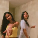 Vyoma Nandi Instagram – Hopping on the trends like
Posted @withregram • @heemanandi Ease up homie … dance it out!✌🏻
Happy Holidays
#dancechallenge #crazy #sister