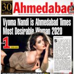 Vyoma Nandi Instagram - Okay so this happened again! 🤩 So humbled by this and thank you to everyone that’s showered love on me and made this happen. I promise to keep making ya’ll proud ♥️ #ahmedabadtimes #mostdesirablewoman #2020