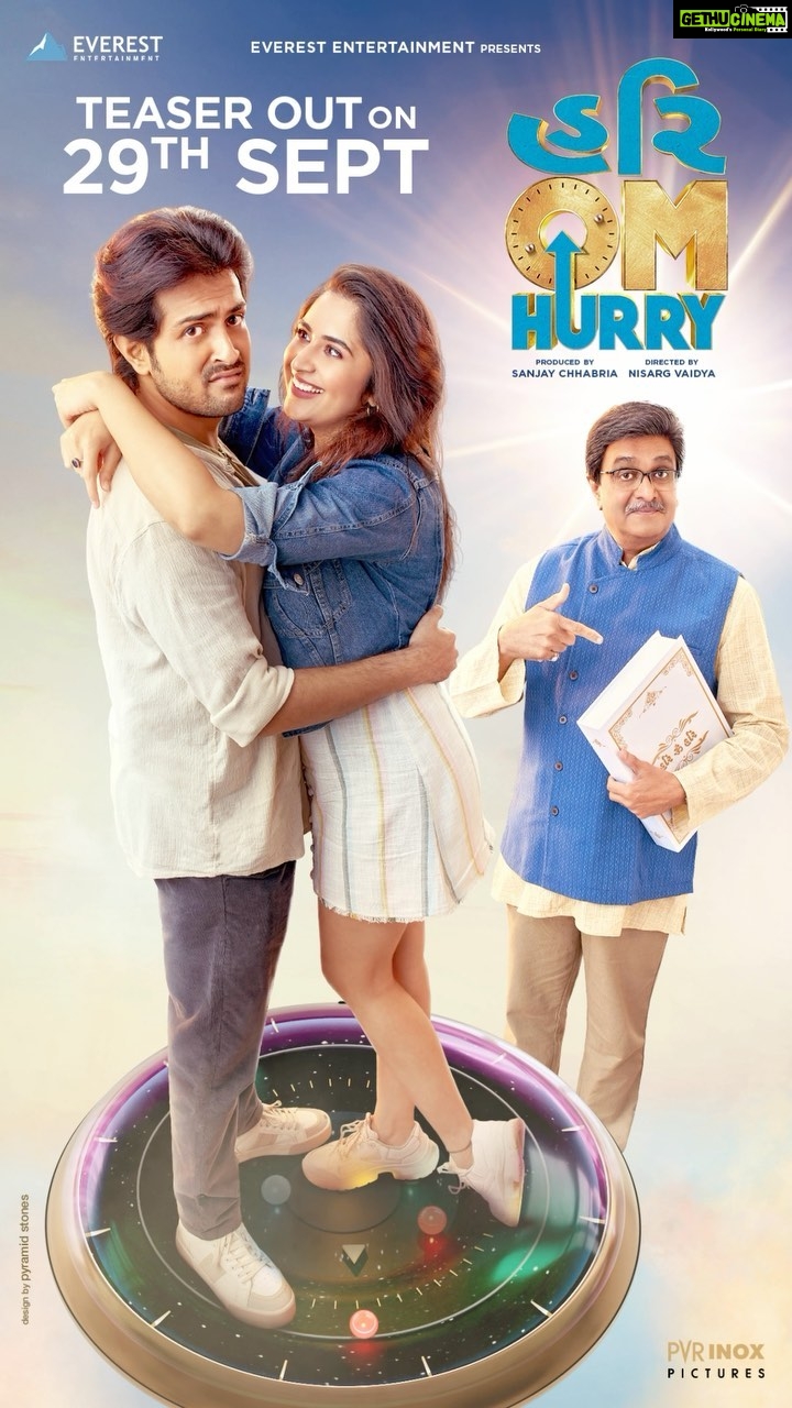 Vyoma Nandi Instagram - Watch out for the quirkiest love story of the year! Teaser out on the 29th of September ❤️ #hurryomhurry #teaser #comingsoon #everestentertainment #pvrinox #raunaqkamdar #vyomanandi #siddharthranderia #gujjubhai #gujaratimovie #24Nov2023 Ahmedabad, India