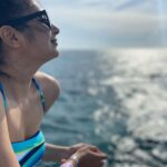 Vyoma Nandi Instagram - Found my effortless smile again 😁 Can ya feel it too? 🥰🏝 #familytime #godchild #lookingforwardtohappiness Rui Palace Tropical Bay Resort