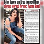 Vyoma Nandi Instagram - Okay so this happened again! 🤩 So humbled by this and thank you to everyone that’s showered love on me and made this happen. I promise to keep making ya’ll proud ♥️ #ahmedabadtimes #mostdesirablewoman #2020