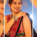 Vyoma Nandi Instagram - Prem meri saason mein hai vibes 😅 #banibanibanirebani #navratri2023 @styleitwithniki @label.jagruti Mumbai, Maharashtra