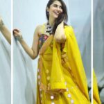 Vyoma Nandi Instagram - 💛 . . Styling by @styleitwithniki Outfit-@fashionwithforum Jewellery- @stylewithdaksha_kashti #vyomanandi #hurryomhurry Mumbai, Maharashtra