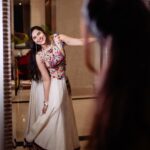 Vyoma Nandi Instagram - 🪄 🤍💜 @styleitwithniki (Outfit : @_houseofmohini ) (jewellery @anant_designs ) 📸 @jajalmilan.raw