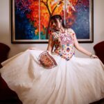 Vyoma Nandi Instagram - 🪄 🤍💜 @styleitwithniki (Outfit : @_houseofmohini ) (jewellery @anant_designs ) 📸 @jajalmilan.raw