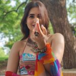 Vyoma Nandi Instagram - 🌈Bright and Colourful, just how I like it #throwbackthursday