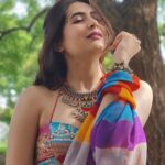 Vyoma Nandi Instagram - 🌈Bright and Colourful, just how I like it #throwbackthursday