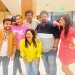 Vyoma Nandi Instagram - Luv ni love storys is special for so many reasons but one most important one being that it brought some people into my life who have ended up becoming my closest friends. Laughter, love, warmth, comfort, and so much more. Few of our team members were missing so asking them to meet soooonnnn 🌈🙈😇 💕💕💕